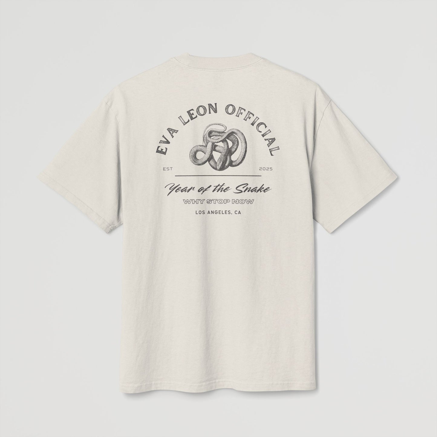 OVERSIZED "YEAR OF THE SNAKE" BOXY TEE